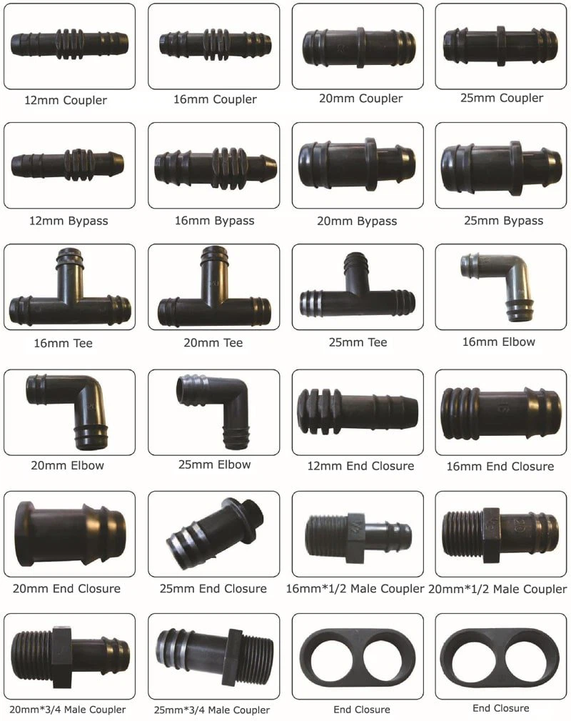 Drip taoe fittings