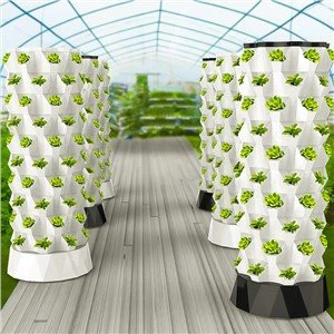 Vertical Hydroponics Plantator Tower