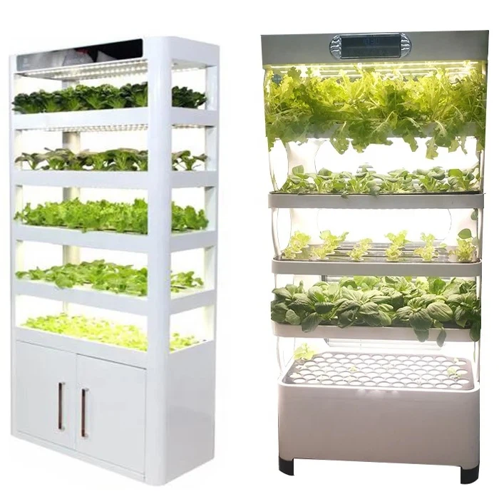 Grădină inteligentă interioară|Sistem de agricultură verticală hidroponică pentru casă